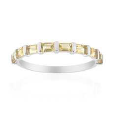 Anillo en plata con Citrino