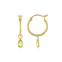 Pendientes en plata con Peridoto
