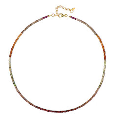 Collar en plata con Zafiro