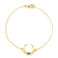 Brazalete en plata con Tanzanita
