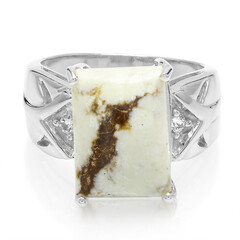 Anillo en plata con Magnesita