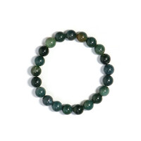 Brazalete con Ágata de musgo