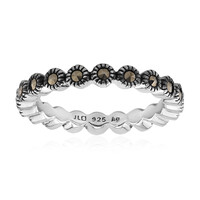 Anillo en plata con Marcasita