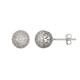 Pendientes en plata con Zircón (Adela Silber)