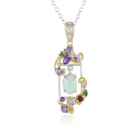 Collar en plata con Ópalo de Welo (Gems en Vogue)