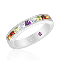 Anillo en plata con Granate