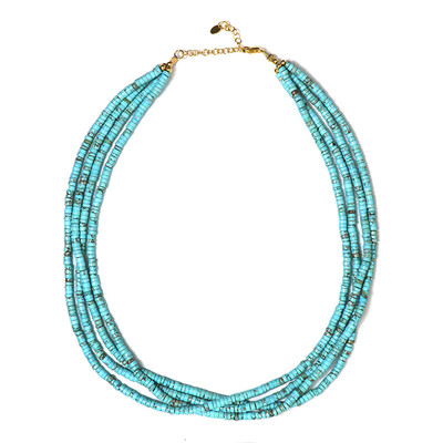 Collar en plata con Magnesita azul