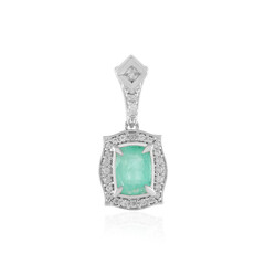 Colgante en plata con Esmeralda de Etiopía