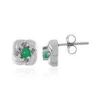 Pendientes en plata con Esmeralda de Etiopía