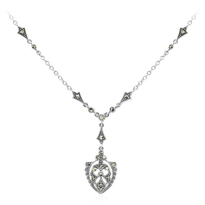 Collar en plata con Marcasita