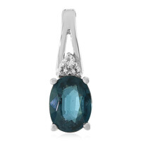 Colgante en plata con Cianita petróleo