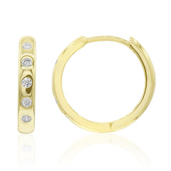 Pendientes en oro con Diamante SI2 (G) 