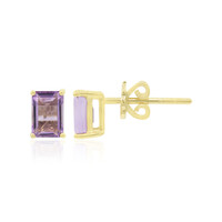 Pendientes en oro con Amatista