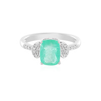 Anillo en oro con Esmeralda de Rusia (AMAYANI)