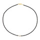 Collar en plata con Espinela negra