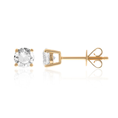 Pendientes en oro con Diamante I1 (H)  (CIRARI)