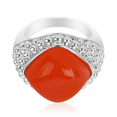 Anillo en plata con Cornalina