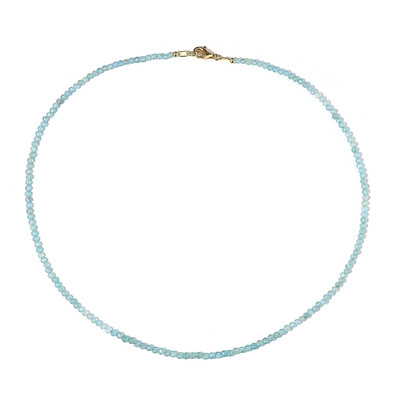 Collar en plata con Apatita azul