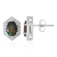 Pendientes en plata con Ópalo de Mezezo