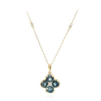 Collar en oro con Zafiro Teal (CIRARI)