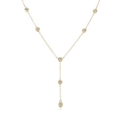 Collar en oro con Diamante FL (G) (de Melo)
