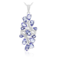 Collar en plata con Tanzanita