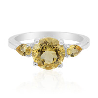 Anillo en plata con Citrino