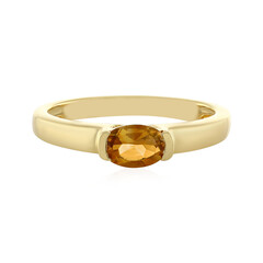 Anillo en plata con Citrino de Madeira