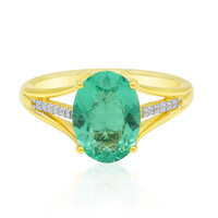 Anillo en oro con Esmeralda de Etiopía (AMAYANI)