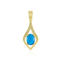 Colgante en plata con Ópalo azul de Etiopía