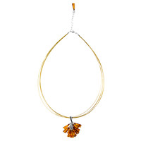 Collar en plata con Ámbar báltico