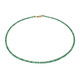 Collar en oro con Esmeralda de Zambia