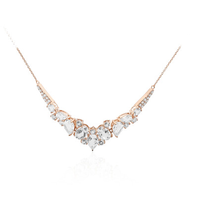 Collar en plata con Topacio blanco