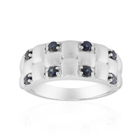 Anillo en plata con Zafiro azul (Remy Rotenier)