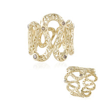Anillo en oro con Diamante champán I2 (Ornaments by de Melo)