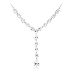 Collar en plata con Topacio blanco