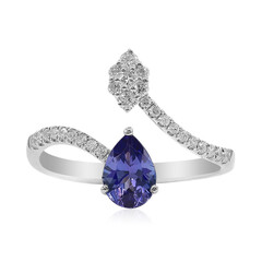 Anillo en oro con Tanzanita AAA (CIRARI)