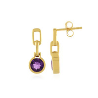 Pendientes en plata con Amatista