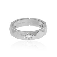 Anillo en platino con Diamante limpio a lupa F (LUCENT DIAMONDS)