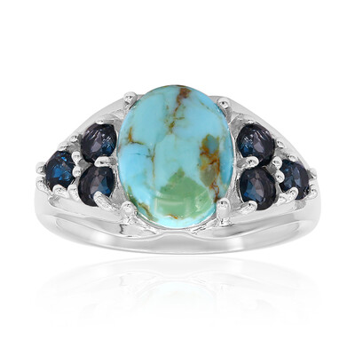 Anillo en plata con Turquesa