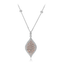 Collar en oro con Diamante rosa I1 (CIRARI)