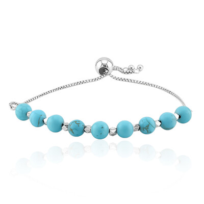 Brazalete en plata con Turquesa de Arizona