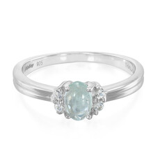 Anillo en plata con Turmalina Paraíba