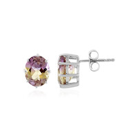 Pendientes en plata con Ametrino