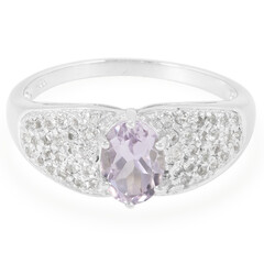 Anillo en plata con Amatista Rosa de Francia
