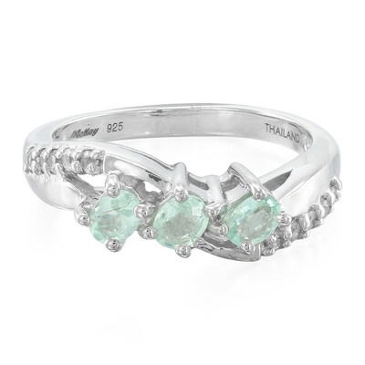 Anillo en plata con Turmalina Paraíba