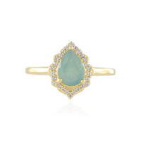 Anillo en plata con Grandidierita