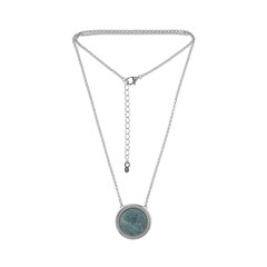 Collar en plata con Fuchsita