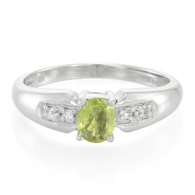 Anillo en plata con Turmalina Paraíba
