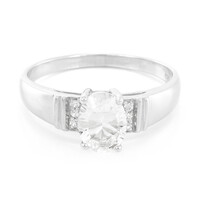 Anillo en plata con Petalita